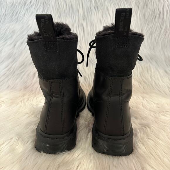 Doc Martens Kolbert 1460 WinterGrip Leather Suede Mid Calf Boots Dr. Martens - Picture 7 of 11